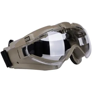 ACEXIER Taktische Brille Fan Version Anti Fog Staub Airsoft Brillen Winddichte Brillen Brillen Radfahren Sonnenbrillen (Tan)