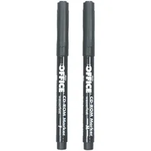 Herlitz CD Marker permanent 2 St. Schwarz