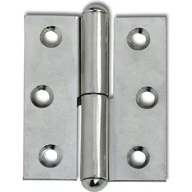 Pohl Möbelband Gerade Halbrundkopf Links 50 x 40 mm