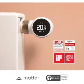 tado° Smartes Heizkörperthermostat X – Starter Kit mit Bridge X, Heizungssteuerung per App und Smart Speaker (Alexa, Siri, Google Assistant), Energie sparen, DIY Installation, nicht kompatibel mit V3+