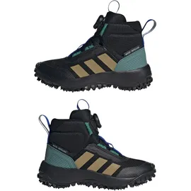 adidas Fortatrail Boa Kinder Schwarz/Khaki/Teal 30