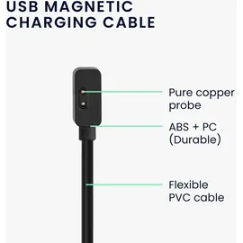 Dpofirs Smart Watch Magnetisches Ladekabel für Xiaomi Redmi 2 Lite/Redmi Watch Ladegerät USB-Ladekabel