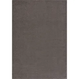 Sanat Kurzflor Teppich Wohnzimmer - Uni Modern Teppiche fürs Schlafzimmer, Arbeitszimmer, Büro, Flur, Kinderzimmer und Küche - Grau, 160 x 230 cm