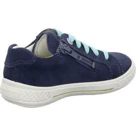 superfit - Schnürschuhe TENSY - BLUMEN in blau, Gr.27