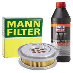 Mann-filter Hydraulikfilter, Lenkung + Liqui Moly ATF 1200 für Mercedes-Benz