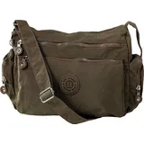 Jennifer Jones Leather Bag Street Schultertasche Nylon braun ca. 30cm | Gr.: onesize