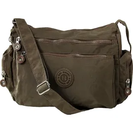 Jennifer Jones Leather Bag Street Schultertasche Nylon braun ca. 30cm | Gr.: onesize