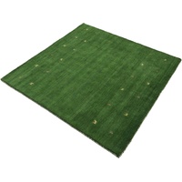 Wollteppich »Gabbeh-Uni«, quadratisch, 83845316-0 grün 15 mm