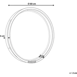 Beliani Spiegel, DAKSA