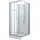SANOTECHNIK Forte Komplettdusche mit Schiebetür 80 x 203 cm silber transparent