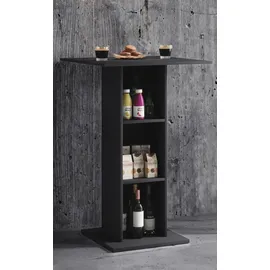 VCM Bartisch Standos 70 x 70 cm Schwarz