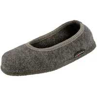 Haflinger Slipper Marina Filzpantoffel Hausschuh Ballerina Anthrazit, Gr. 37