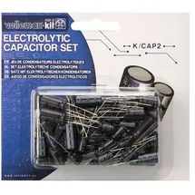 VELLEMAN K/CAP2 - Sortiment, Elektrolytkondensatoren, 120-teilig