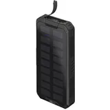 goobay Outdoor Schnelllade-Powerbank mit Solar 20.000 mAh (USB-CTM PD, QC 3.0)