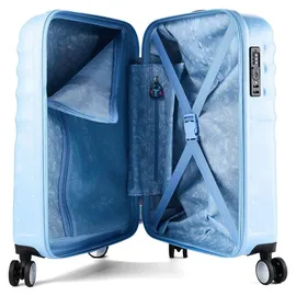 American Tourister Wavebreaker Disney 4-Rollen Cabin 55 cm / 36 l blau/silber