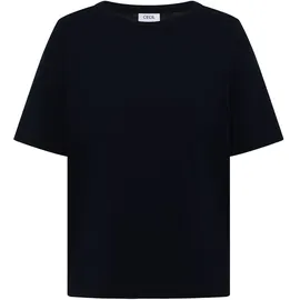 Cecil T-Shirt Slubyarn Schwarz L