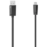 Hama Mini-USB-Kabel, Mini-B5-Stecker, USB 2.0, 480 Mbit/s, 1,50 m (00074260)