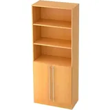 Hammerbacher Regalschrank buche 3 Fachböden 80,0 x 42,0 x 200,4 cm