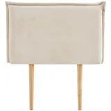 Idimex Kopfteil Creme, Textil, Mode, 91x99x7 cm, Schlafzimmer, Betten