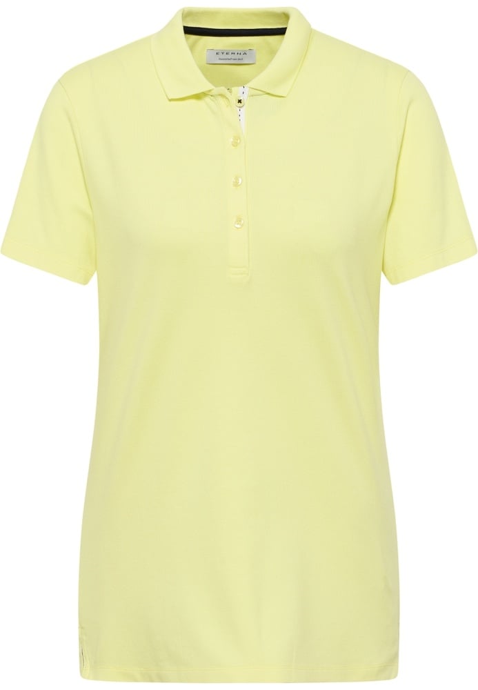 Poloshirt in vanille unifarben, vanille, 42