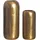 FineBuy FineBuy, Vase 2er Set Blumenvase Aluminium Zylinder Tischvase Rund Dekovase (2x)