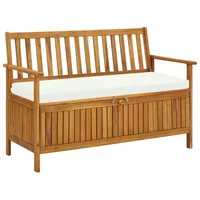 VidaXL Garten Aufbewahrungsbank Akazienholz Massiv 120 x 63 x