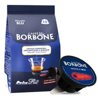 180 Kapseln Kaffee Bourbon kompatibel Dolce Gusto Blaue Mischung mit Nescafe ...