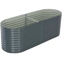 Furnicato Garten-Hochbeet 240 x 80 x 81 cm Verzinkter