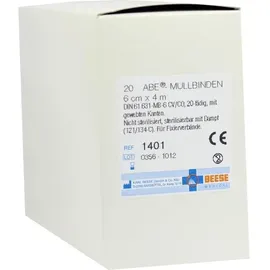 Meditrade Mullbinden starr nach DIN 61631 4mx6cm