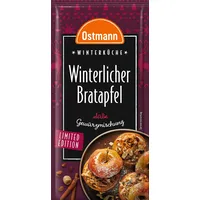 Ostmann Gewürze – Winterlicher Bratapfel Gewürzmischung, für 4 Portionen, süßes Gewürz für Bratapfel, 15 g im Beutel (Verpackungsdesign kann abweichen)