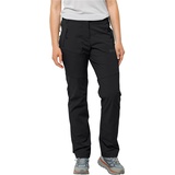 Jack Wolfskin Damen Glastal Hose Größe XS schwarz