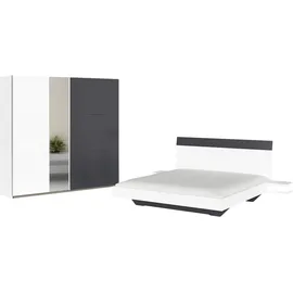 Rauch Schwebetürenschrank Monza 218 x 0 x 0 cm Weiß