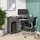 Vicco Eckschreibtisch Odin Anthrazit 83 x 76 cm,