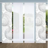 home in green SPIRO Paneelwagen 4 Stk. tlg. SET DIGITALDRUCK,BAMBUSOPTIK RECYCELT