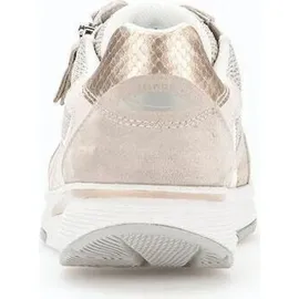 Gabor Damen Sneaker Frauen Halbschuhe,Wechselfußbett,Sportschuhe,Freizeitschuhe,Turnschuhe,Laufschuhe,oasi/Ivory Kombi,39 EU / 6 UK