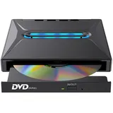 DVD-Player, Multifunktionaler externer Blu-Ray-DVD-CD +/-RW-Brenner mit SD-Kartenleser und optischem Hub-Co-Laufwerk(CD DVD Burner)