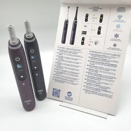 Oral-B iO Series 8 Black Onyx + 2. Handstück Violet Ametrine + Aufsteckbürsten 4 St. + Reiseetui