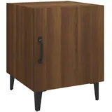vidaXL Nachttisch Braun Eichen-Optik Holzwerkstoff