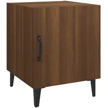 vidaXL Nachttisch Braun Eichen-Optik Holzwerkstoff