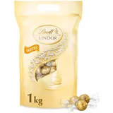 Lindt Lindor Weiß, 1 kg Beutel, ca. 80 Kugeln