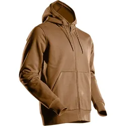 Kapuzen-Sweatjacke "22486-378" Customized - XXL - nussbraun