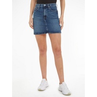 Tommy Jeans »MOM UH SKIRT AH6158«, Webrock mit Logopatch,