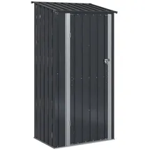 vidaXL Gartenhaus 1,03 x 0,74 m Anthrazit
