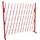 MCW Schutzgitter B34 36 - 300 cm Rot/Weiß Aluminium