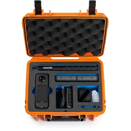 B&W International B&W Insta360 X4/X5 Case Type 1000 orange