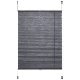 LIEDECO Klemmfix-Plissee Easy 90 x 130 cm grau