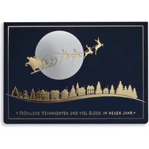 Art Nuvo Weihnachtskarten mit Umschlägen und Einlagen – Set von 10 exclusiven Weihnachtskarten von Art Nuvo