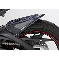 BODYSTYLE Hinterradabdeckung ABS Kunststoff Carbon Look, carbon