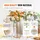 Vevor Blumenhocker Eckig 20 x 20 x 60 cm Gold