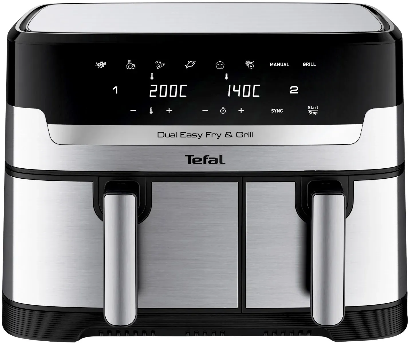 Tefal Doppel-Heißluftfritteuse JAVA PEPPER - B/H/T ca. 40.20x30.50x41.80